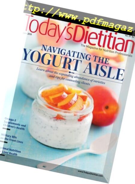 Today’s Dietitian – June 2018 Cover