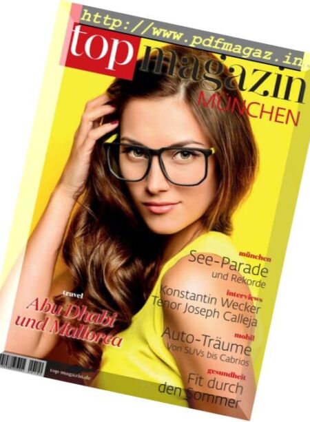 Top Magazin Munchen – Sommer 2018 Cover