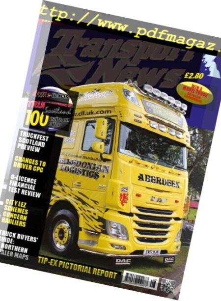 Transport News – August 2018 Cover