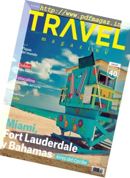 Travel Magazine – Abril 2018 Cover