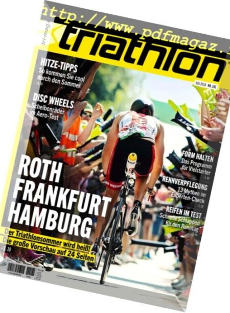 Triathlon Germany – Juli 2018 Cover