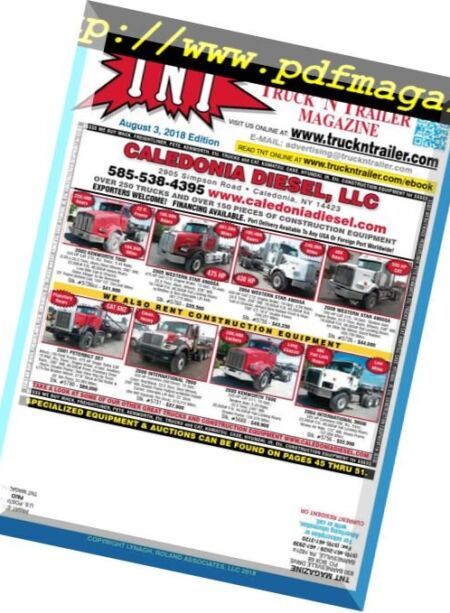 Truck N Trailer – August 02, 2018 Cover