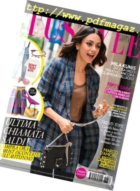 Tu Style – 24 luglio 2018 Cover