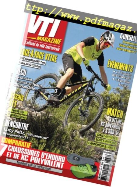 VTT Magazine – aout 2018 Cover