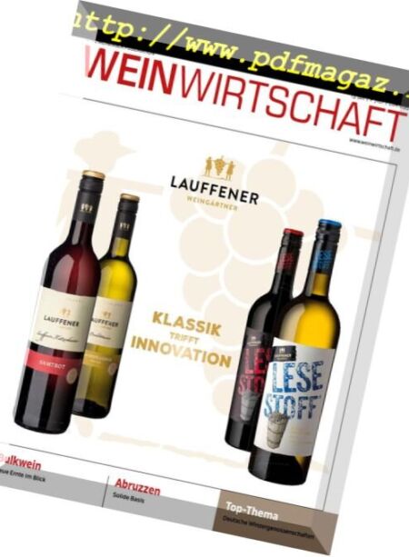 Weinwirtschaft – Nr.14, 2018 Cover