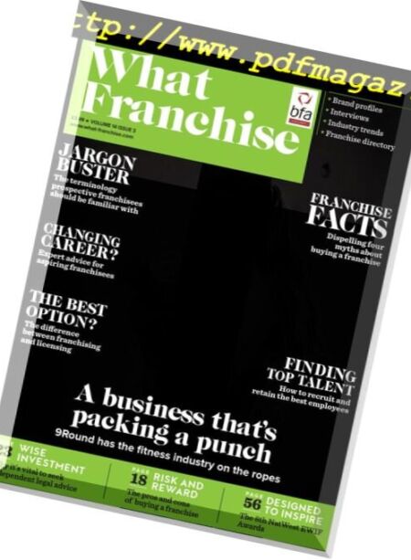 What Franchise – July 2018 Cover