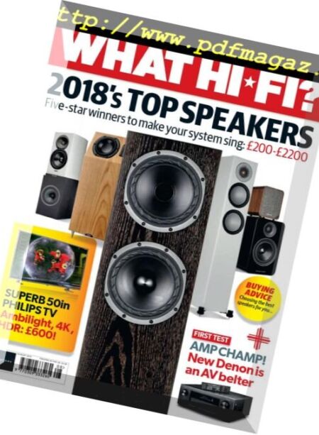 What Hi-Fi UK – August 2018 Cover