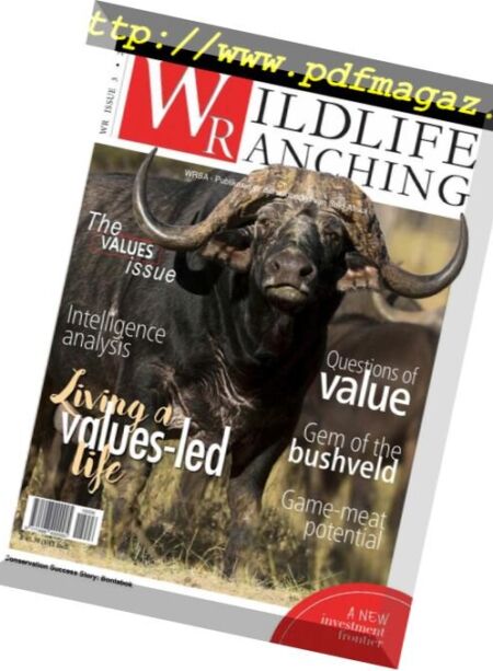 Wildlife Ranching Magazine – June 2018 Cover