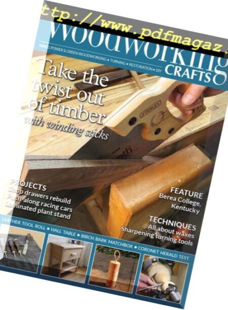 Woodworking Crafts – August 2018 Cover