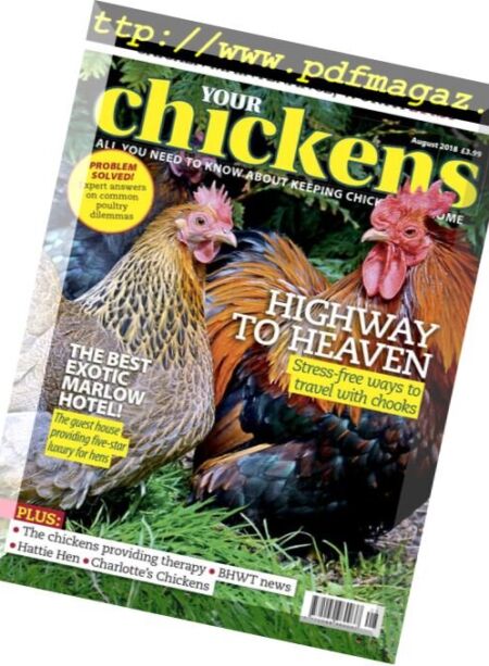 Your Chickens – August 2018 Cover