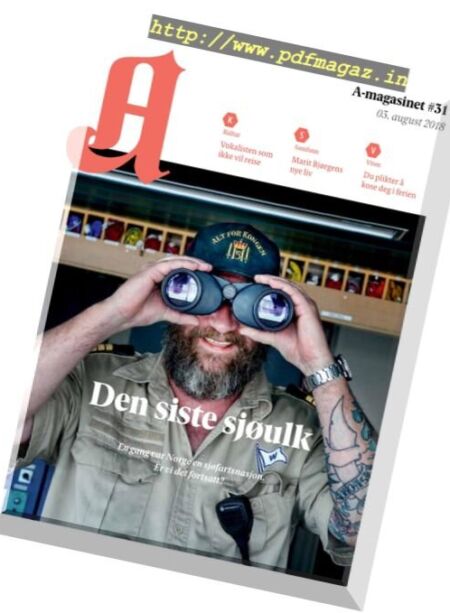A-Magasinet – 03 august 2018 Cover