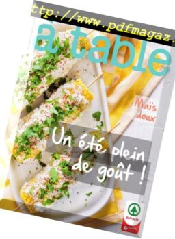 a Table – Aout 2018