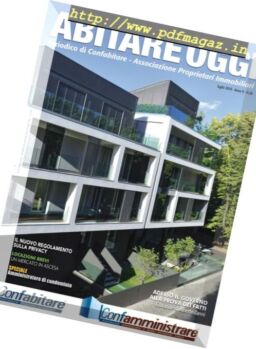 Abitare Oggi – Luglio 2018