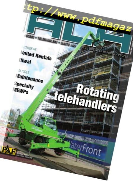 Access, Lift & Handlers – August 2018 Cover