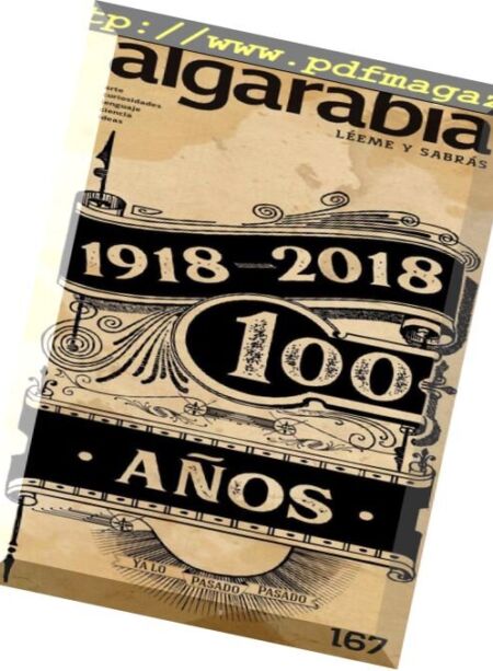 Algarabia – agosto 2018 Cover