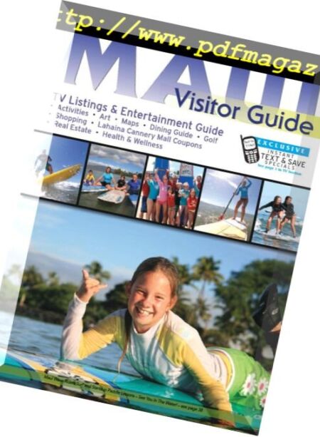 Aloha – Maui Visitor Guide – October 2015 Cover