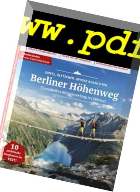 Alpin – Juli 2018 Cover