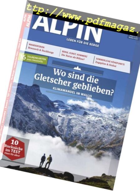 Alpin – September 2018 Cover
