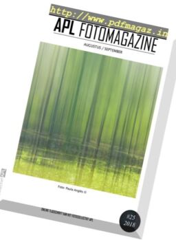 Apl Fotomagazine – Augustus-September 2018