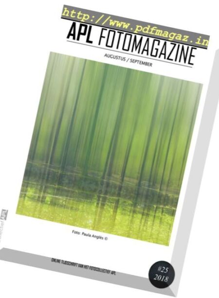 Apl Fotomagazine – Augustus-September 2018 Cover