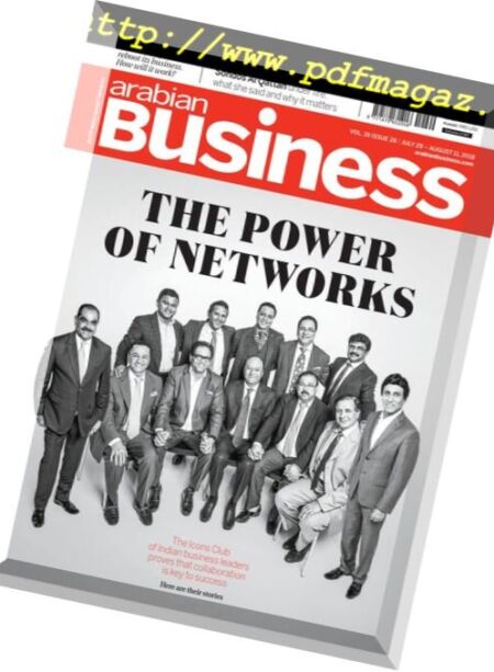 Arabian Business – July 29, 2018 Cover