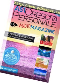 Area51 Crescita Personale Audiomagazine – luglio 2018