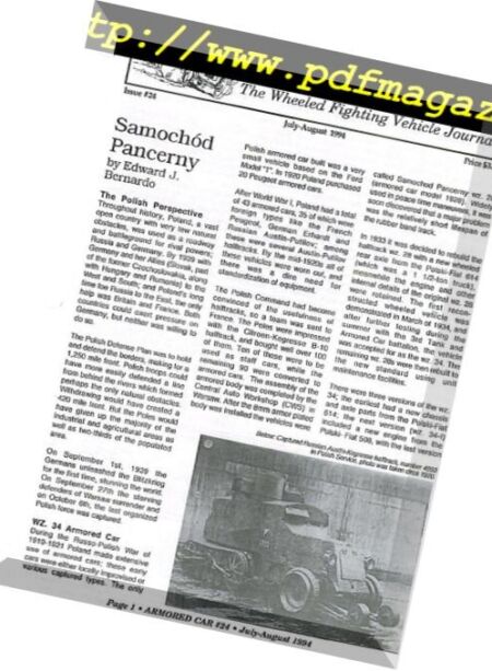 Armored Car – n. 24 Cover