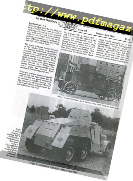 Armored Car – n. 28 Cover