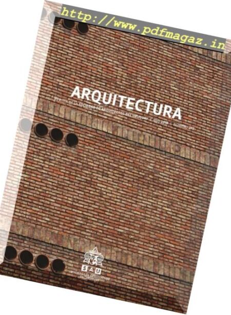 Arquitectura – N 272, 2018 Cover