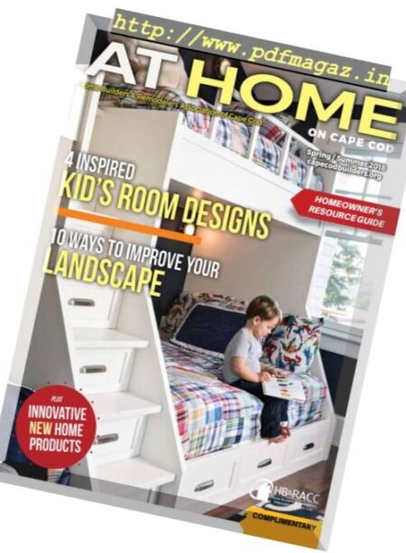 At Home on Cape Cod – Spring-Summer 2018 Cover