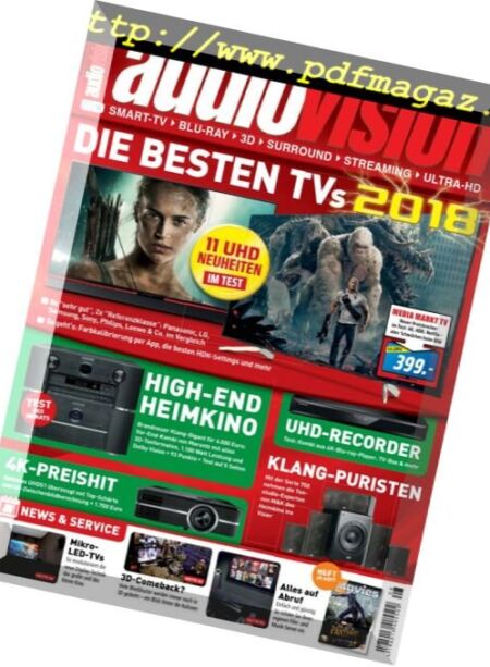 Audiovision – Juli-August 2018 Cover