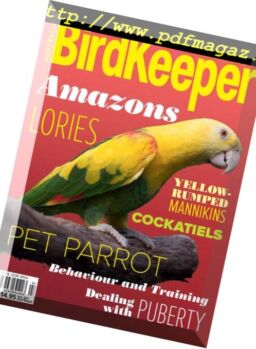 Australian Birdkeeper – August-September 2018