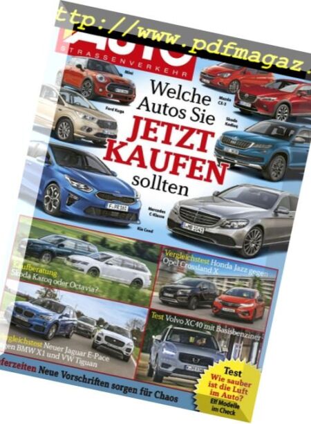 Auto Strassenverkehr – 8 August 2018 Cover