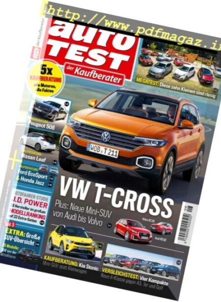 Auto Test Germany – August 2018 Cover
