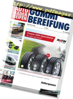 AutoRaderReifen – Gummibereifung – Juli 2018