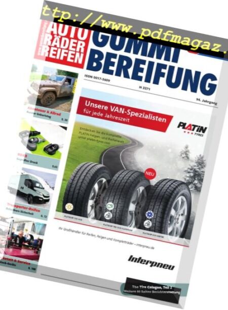 AutoRaderReifen – Gummibereifung – Juli 2018 Cover