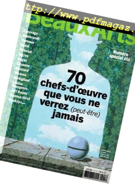 Beaux Arts – aout 2018 Cover