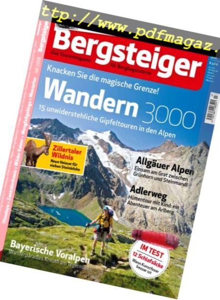 Bergsteiger – Juli 2018 Cover