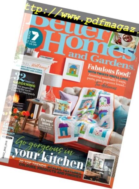 Better Homes & Gardens Australia – September 2018 Cover