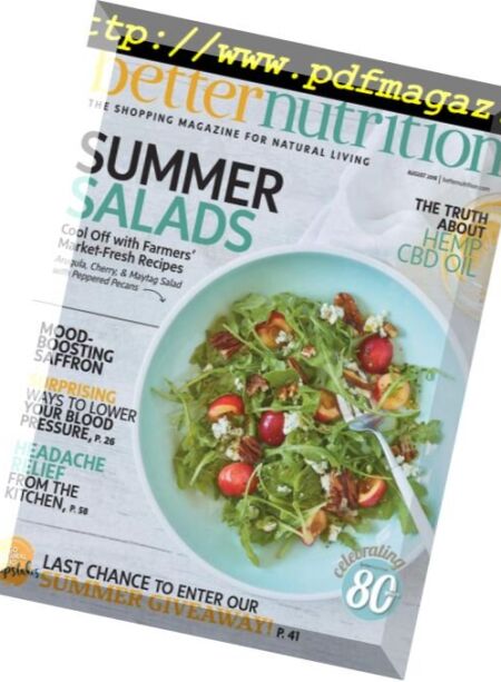 Better Nutrition – August 2018 Cover