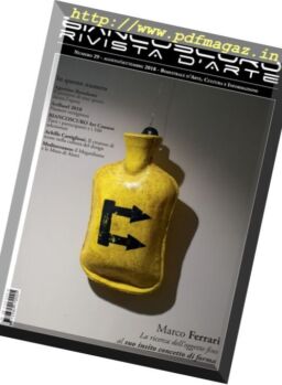 Biancoscuro Rivista d’Arte – Agosto-Settembre 2018