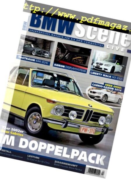 BMW Scene – April-Juni 2014 Cover