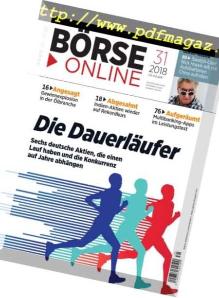 BOrse Online – 2 August 2018 Cover