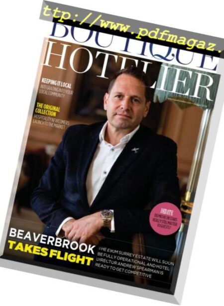 Boutique Hotelier – August 2018 Cover