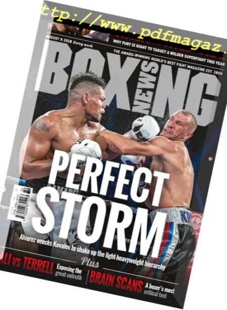 Boxing News – August 09, 2018 Cover