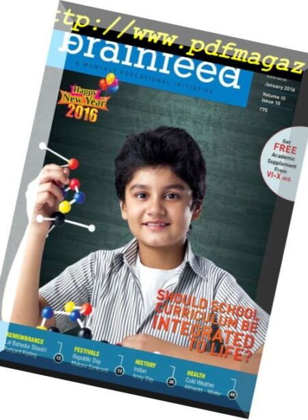 Brainfeed – January 2016 Cover