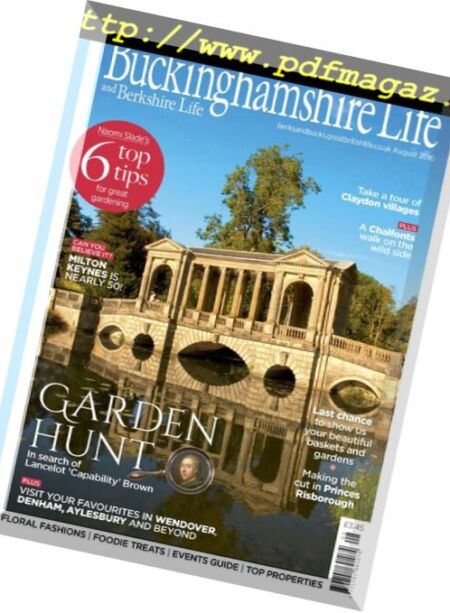 Buckinghamshire Life – August 2016 Cover