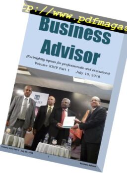 Business Advisor – July 10, 2018