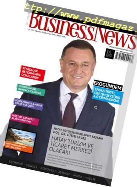 Business News – Agustos 2018 Cover