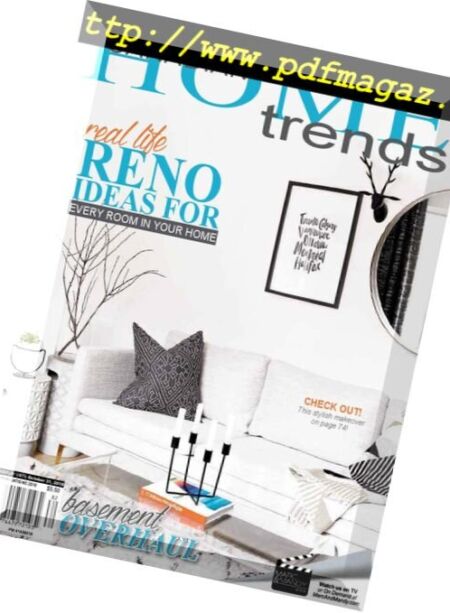 Canadian Home Trends – August 2018 Cover